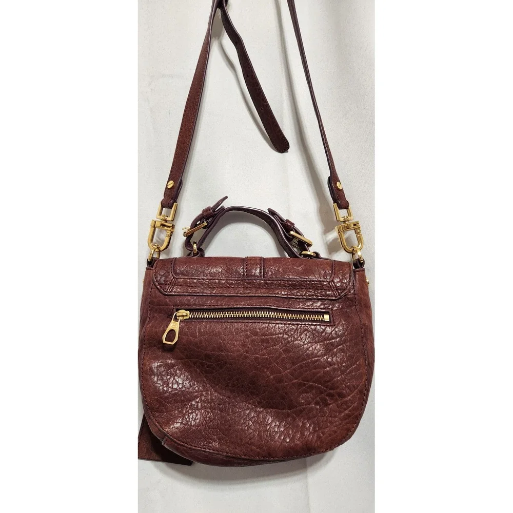 Early 2011 Tory Burch 797 Mini‎ Burgundy crossbody shoulder bag Authenticated